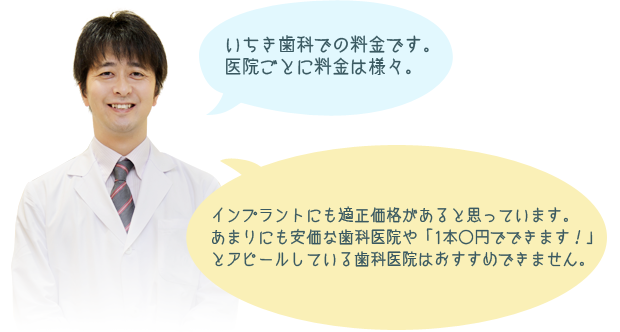 医院ごとに料金は様々。